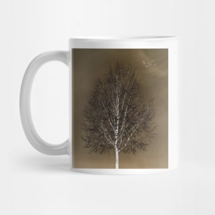 Winter Tree In Muted Tones Mug